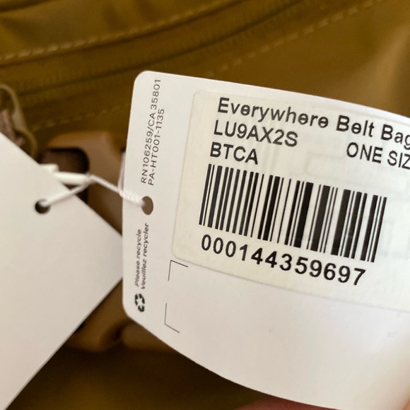 ❤️ Lululemon Everywhere Belt Bag Burnt Caramel NWT - Picture 5 of 11